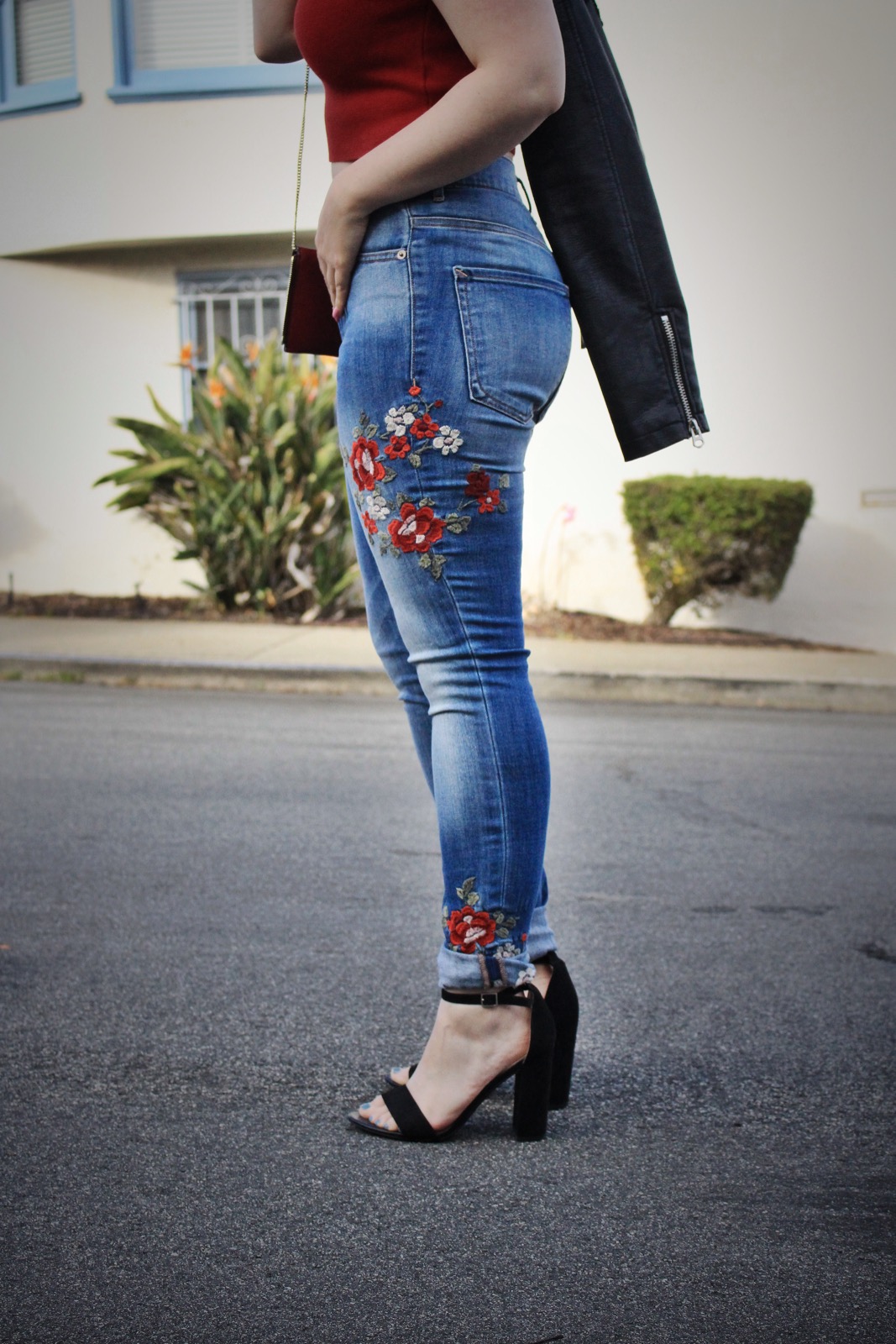 embroidered denim 